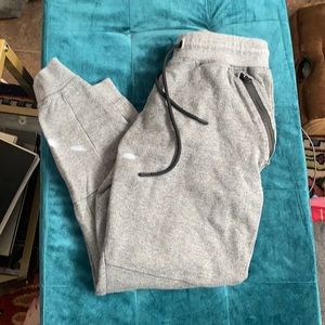 Zara cropped jogger sweatpants small gray men’s